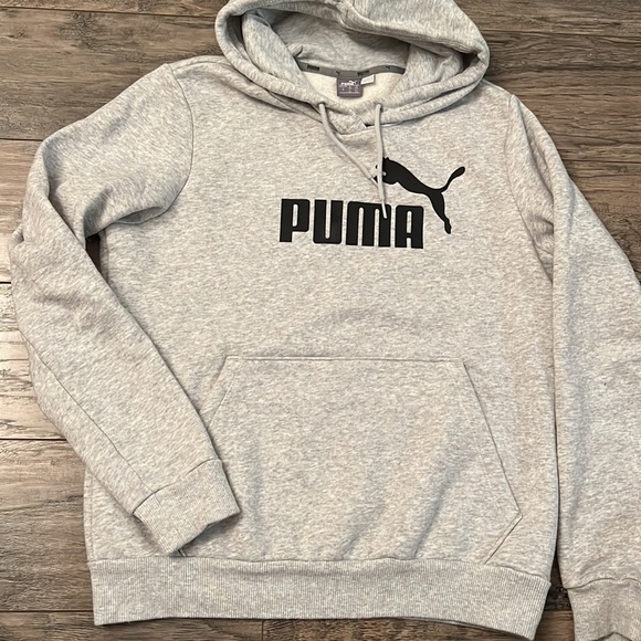 Puma light grey hoodie - Picture 4 of 4
